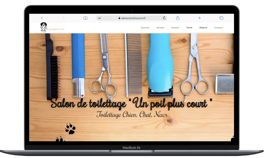 site web salon un poil plus court ordinateur